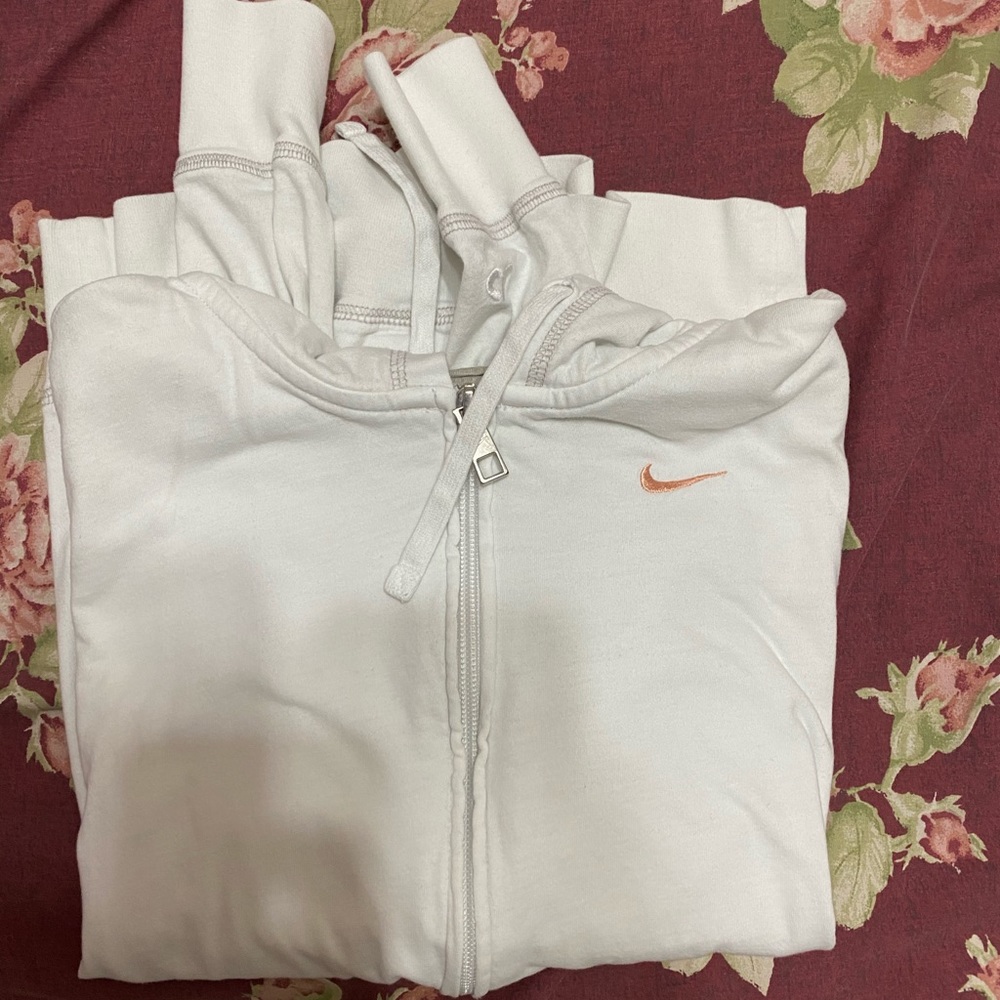 *White Nike Varsity Hoodie*